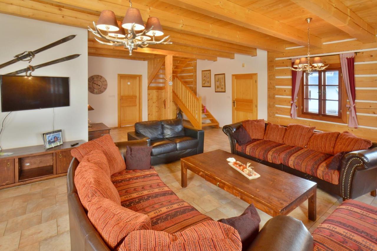 Villa Harta VIII s finskou saunou Vrchlabí Exteriör bild